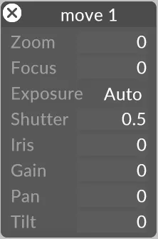 Camera config