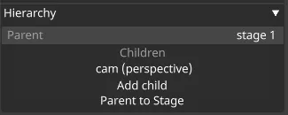 Camera hierarchy