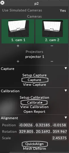 Capture, calibrate, QuickAlign in the OmniCal plan