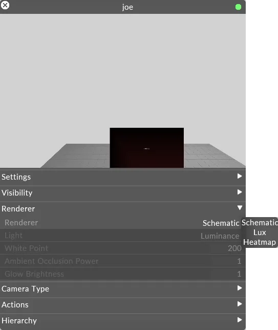 Changing render modes in r15.1