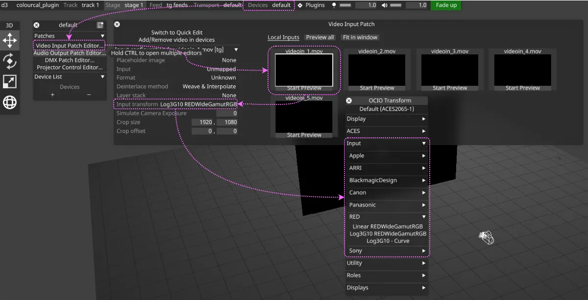 Designer Configure Camera