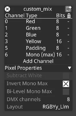 DmxFixtureType Editor