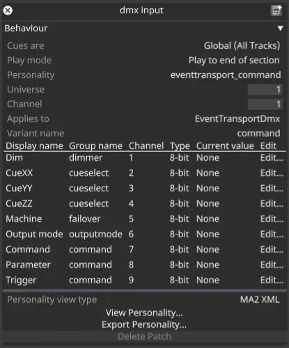 Command mode