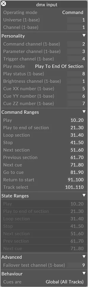 Command mode
