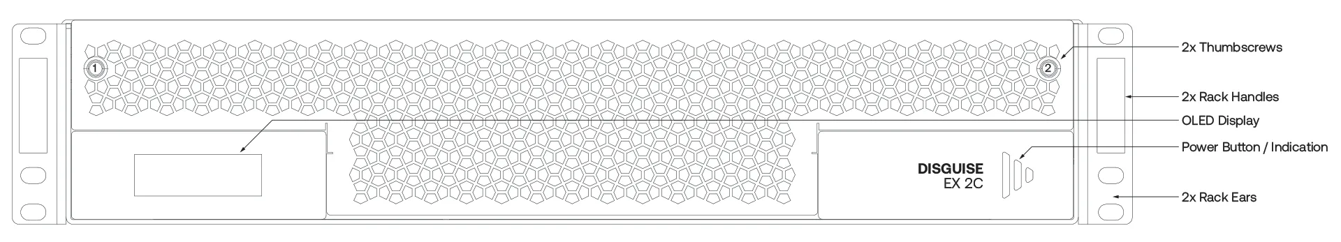 EX 2C  Front Panel