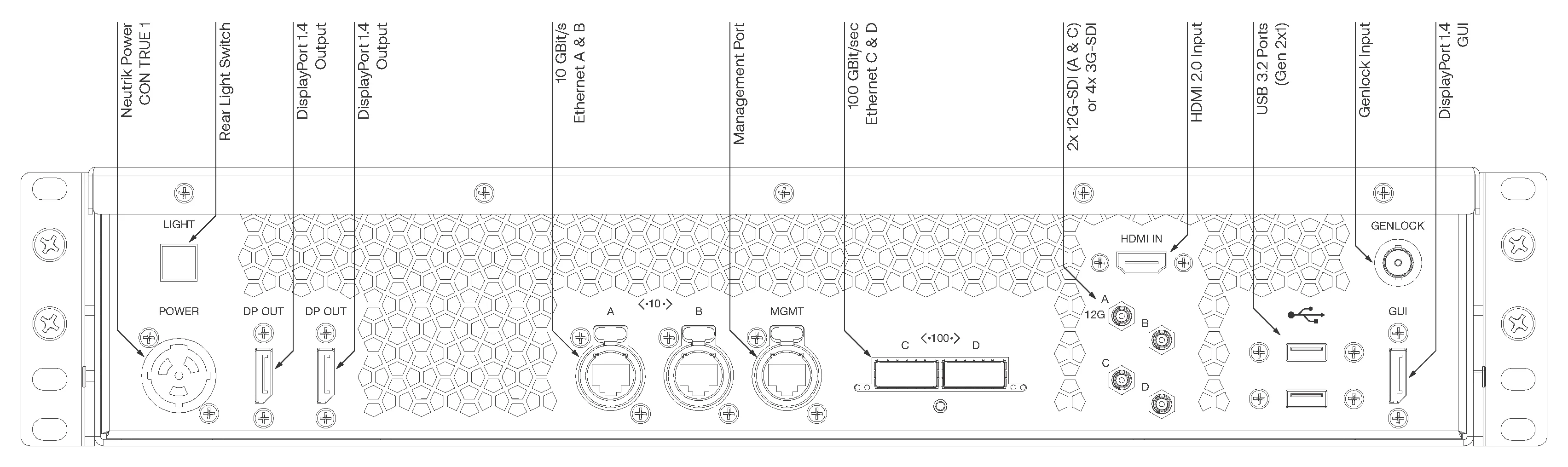 EX 2C  Rear Panel Annotated
