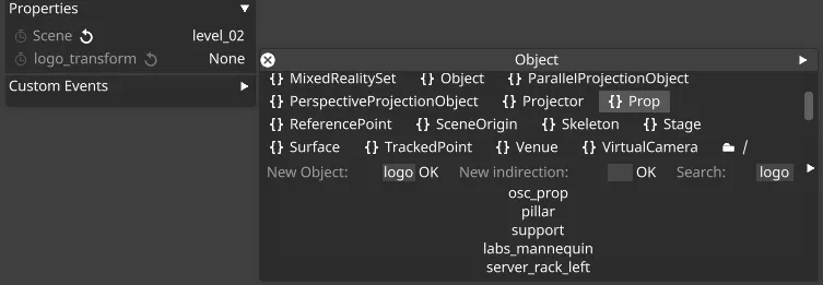 RenderStream Layers Properties