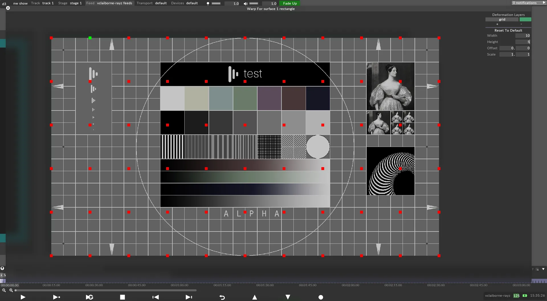 Adding/using warping layers