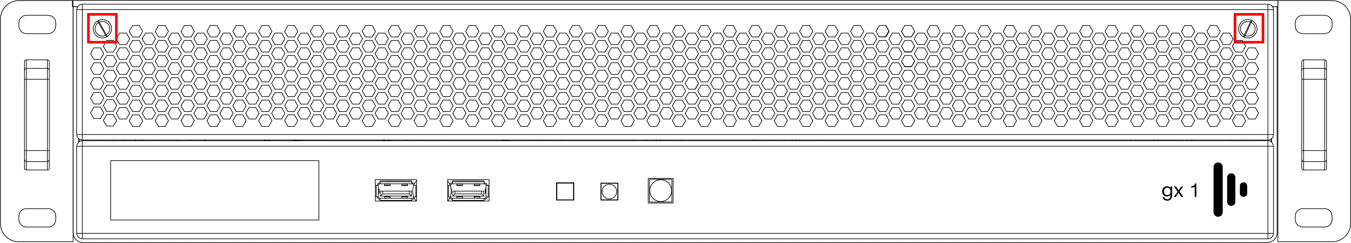 GX 1 front screws highlighted