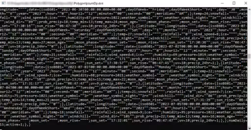Missing Weather Symbols - dump feed