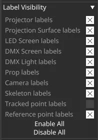 Label Visibility
