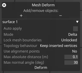 Mesh Deform Widget