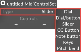 Create control sets