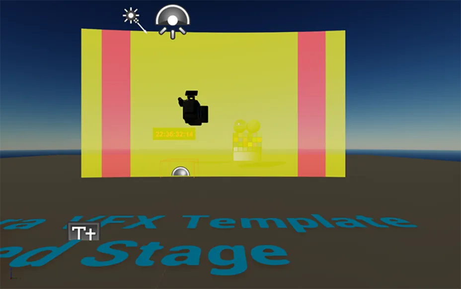 Moiré colours appear in front of the mesh