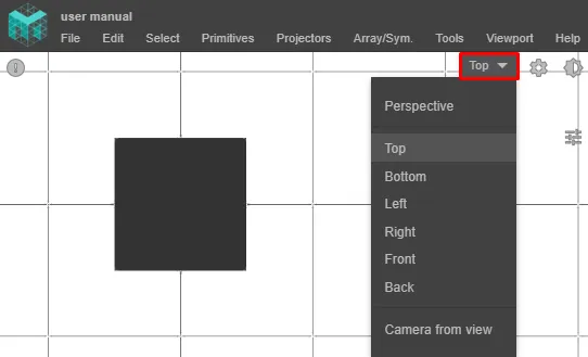 Move viewport perspective overview