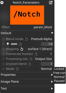 Notch layer mode