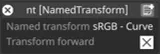 Named transform widget