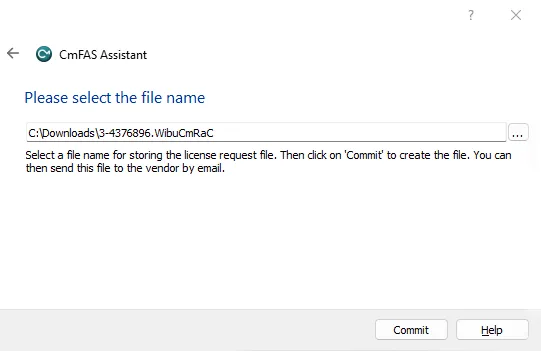 Offline License Activation 0 ControlCenter c