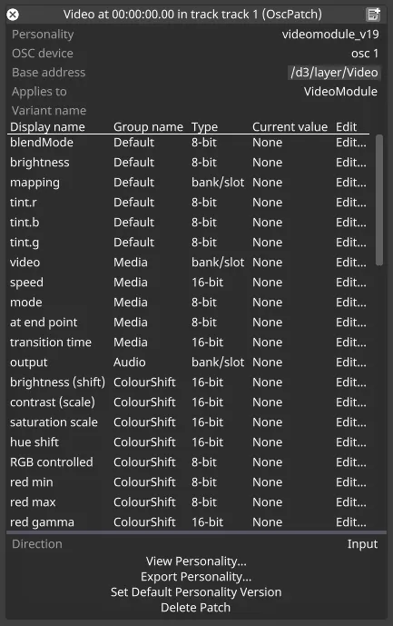 OscPatch - View Personality