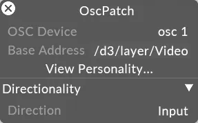 OscPatch - View Personality