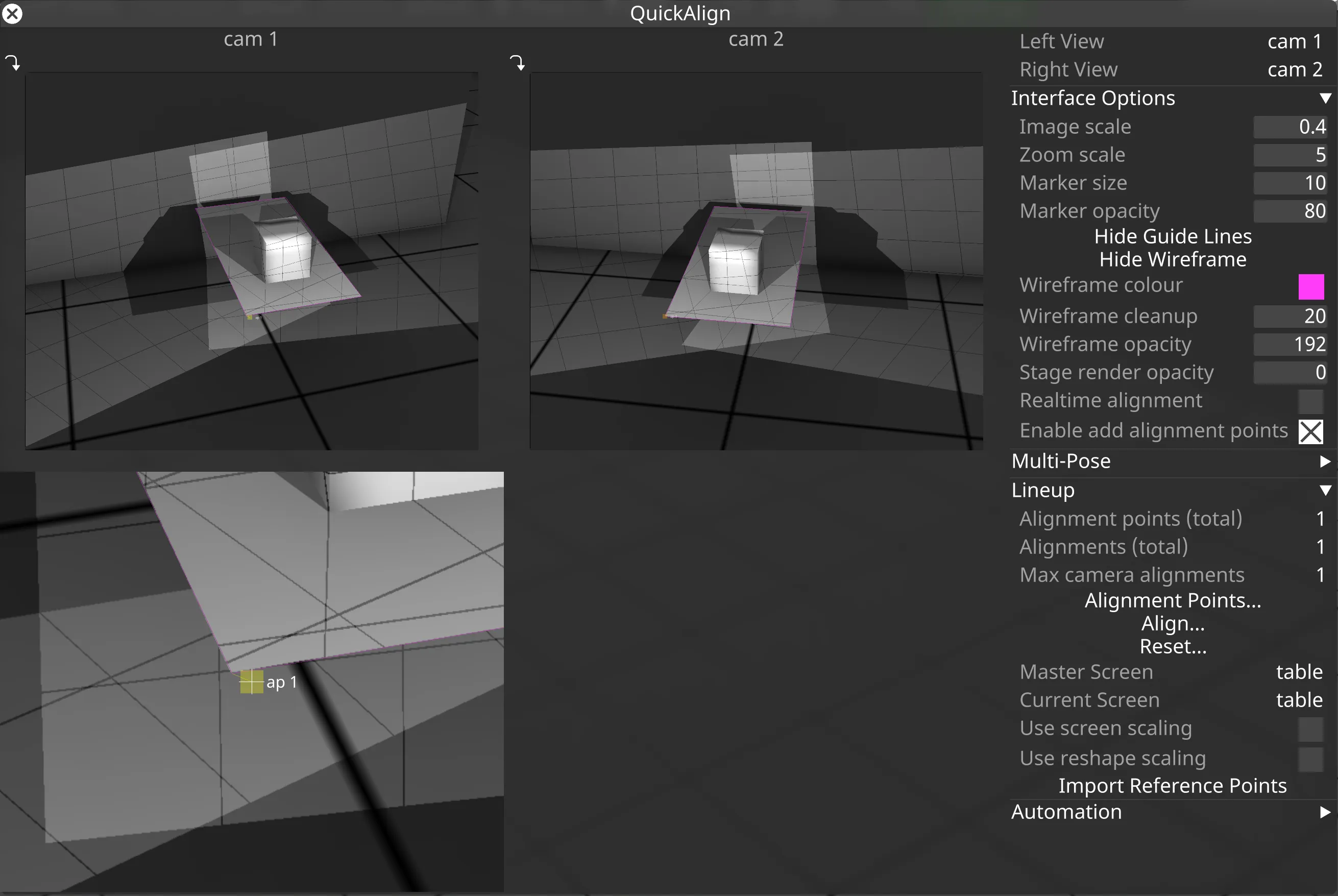 Moving an AlignmentPoint