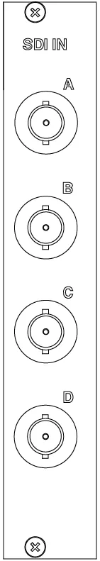 SDI Panel 4U