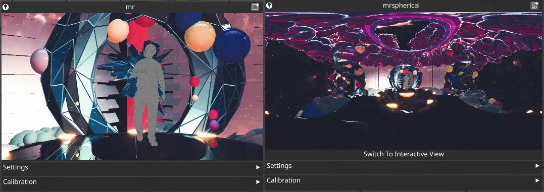 Simultaneous spherical and regular outputs