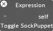 Toggle sockpuppet