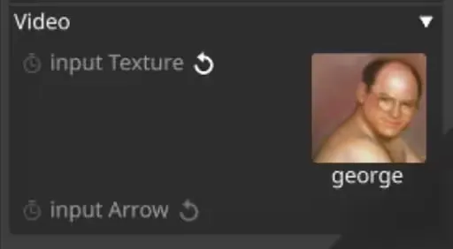Set the video layer as George